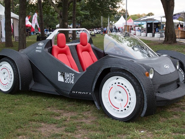 Local Motors Strati 3D Printed Car (Source: Thingiverse)