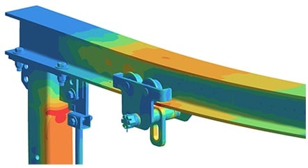 simsolid fea bolted joint stress beam fastway training